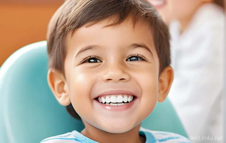 치아 홈 메우기와 불소도포 차이 - **Prompt for Dental Sealant Application:**
    "A close-up, brightly lit, high-resolution image of a...